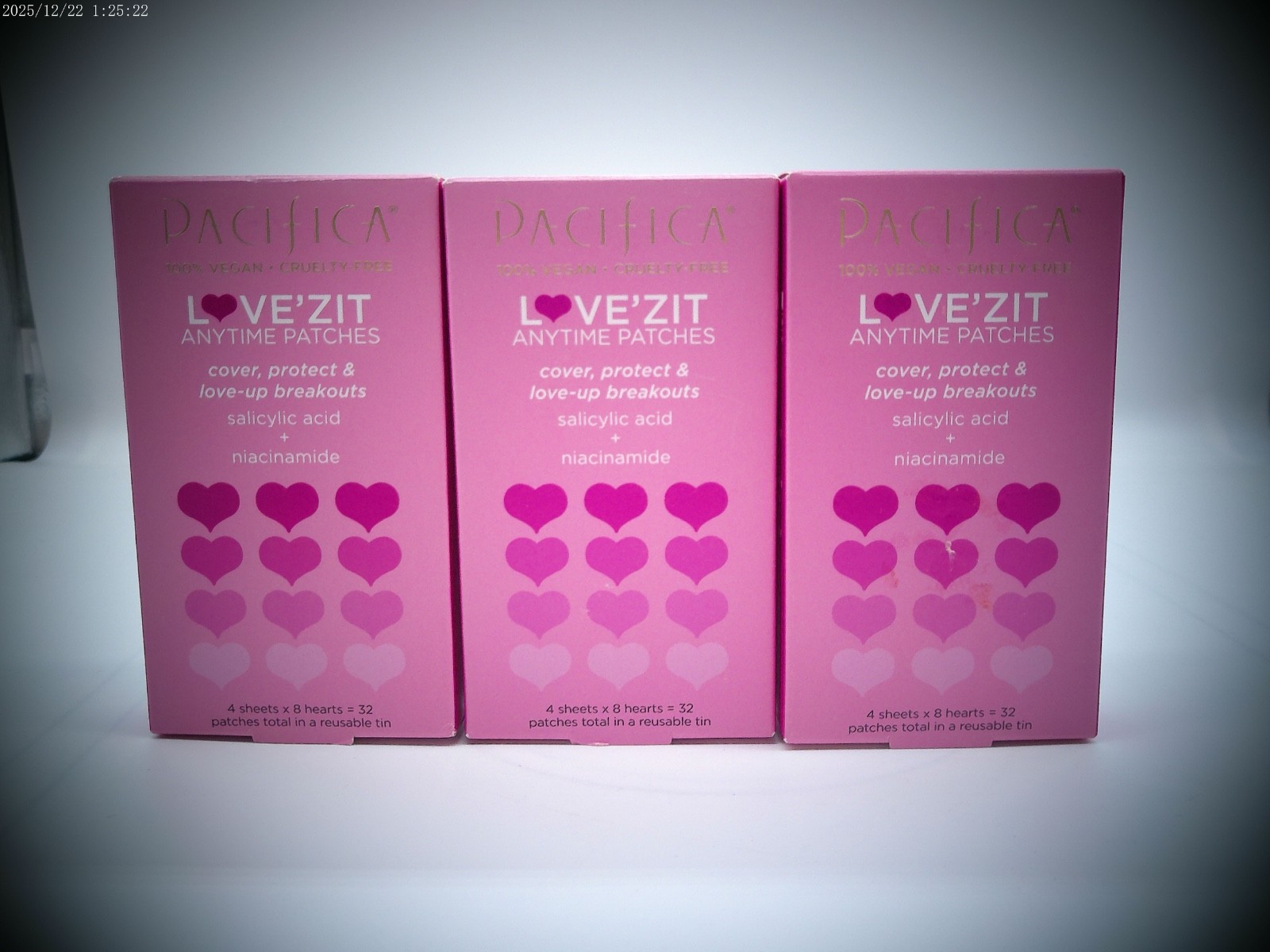 3Pk- Pacifica Love’Zit Anytime Patches, 96 Total Patches, No Exp.