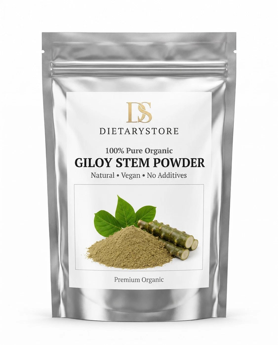Organic Giloy Stem Powder Guduchi Herbal Supplement Tinospora Cordifolia