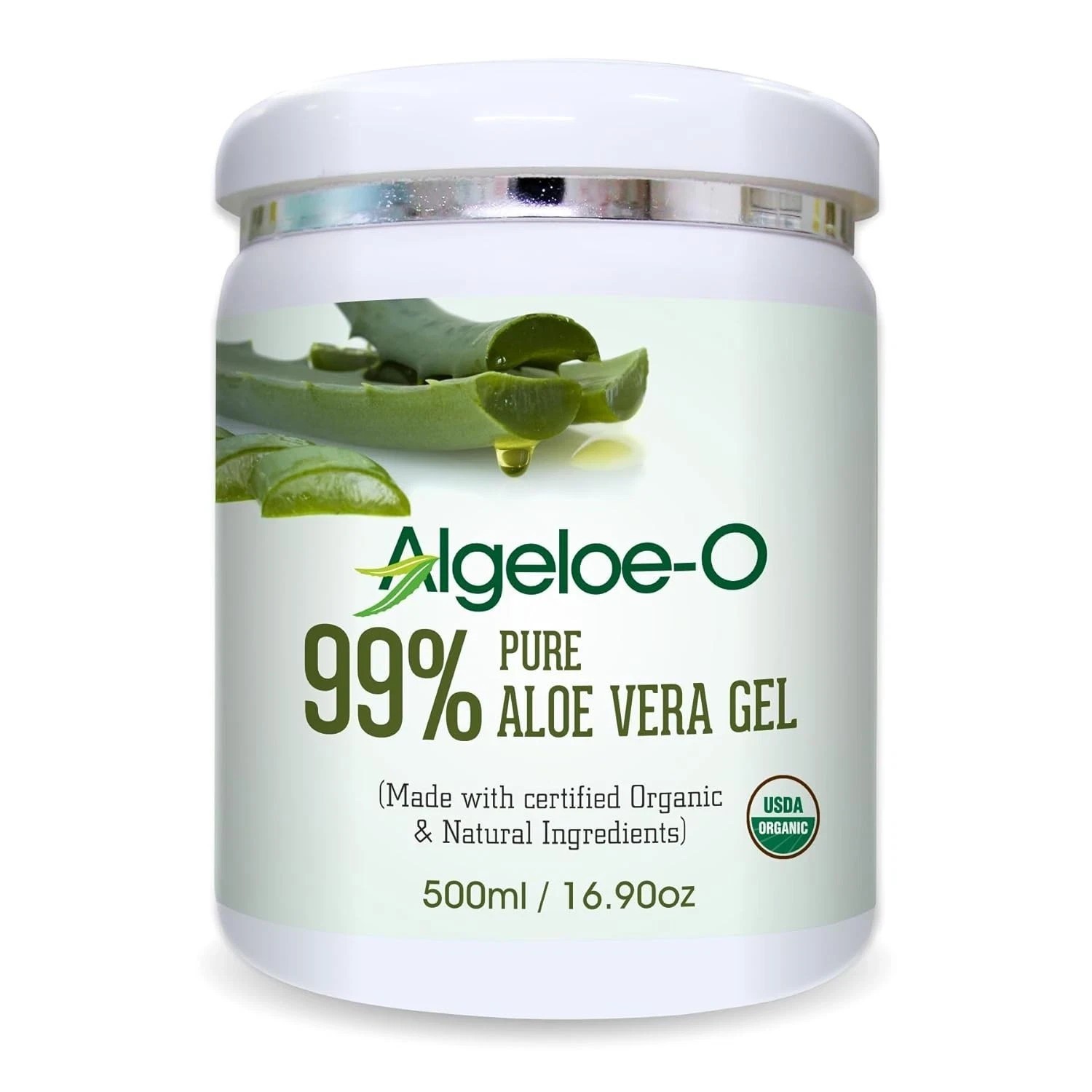 Algeloe Pure Aloe Vera Gel For Glowing And Hydrating Skin 500ml