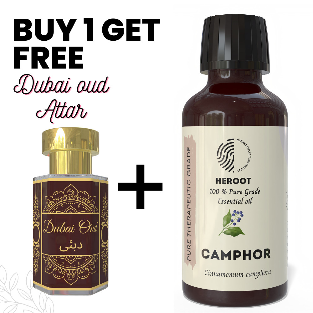 Camphor Essential Oil 10ml Aromatherapy Diffuser Home Fragrance DIY + Free Attar