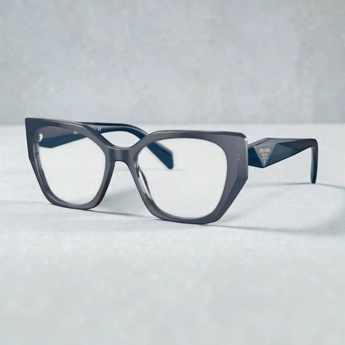Prada PR 18WV 08Q101 54mm Women’s Blue Crystal Eyeglasses