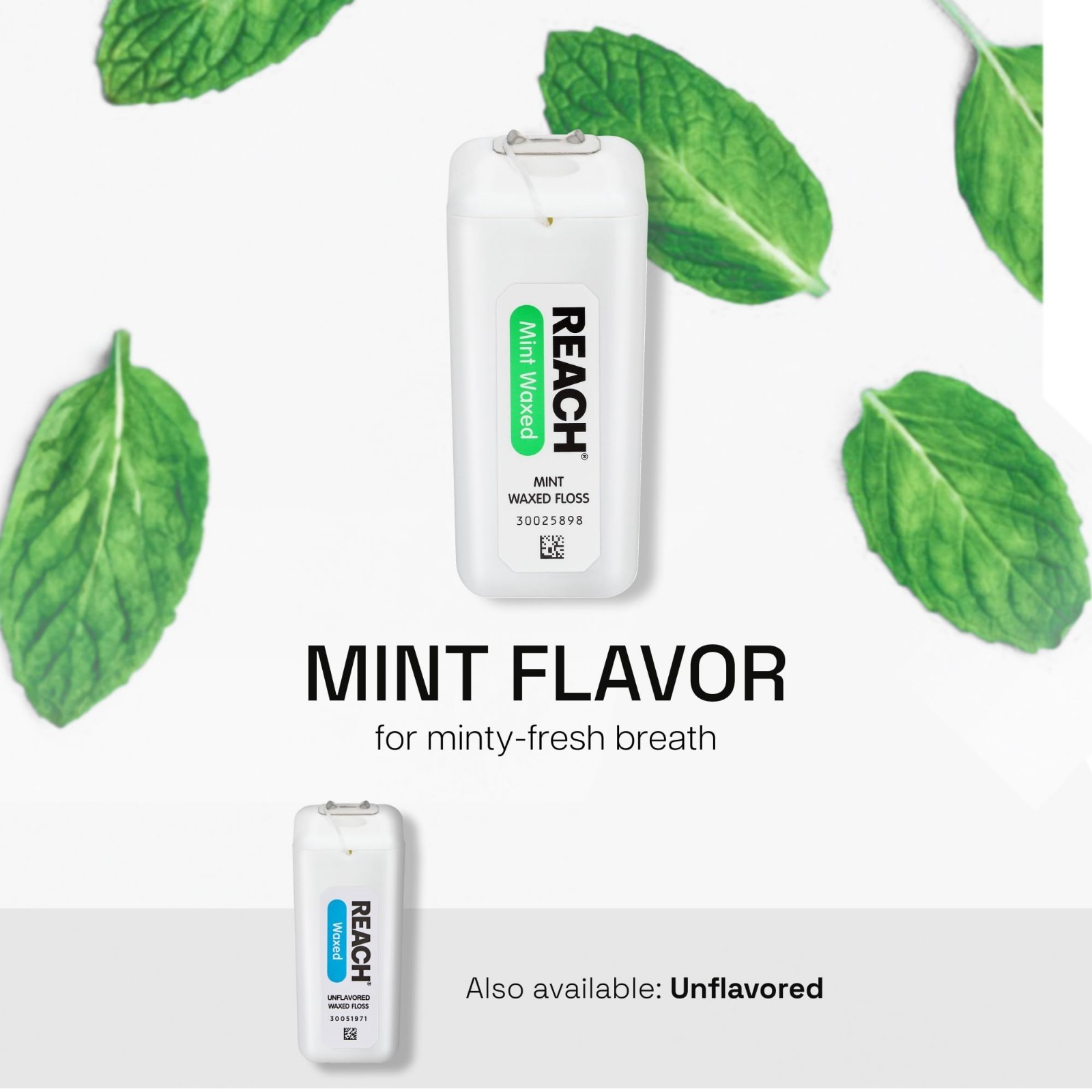Waxed Dental Floss Mint – Shred Resistant, Deep Cleaning, Easy to Use, 6 Pack, 2