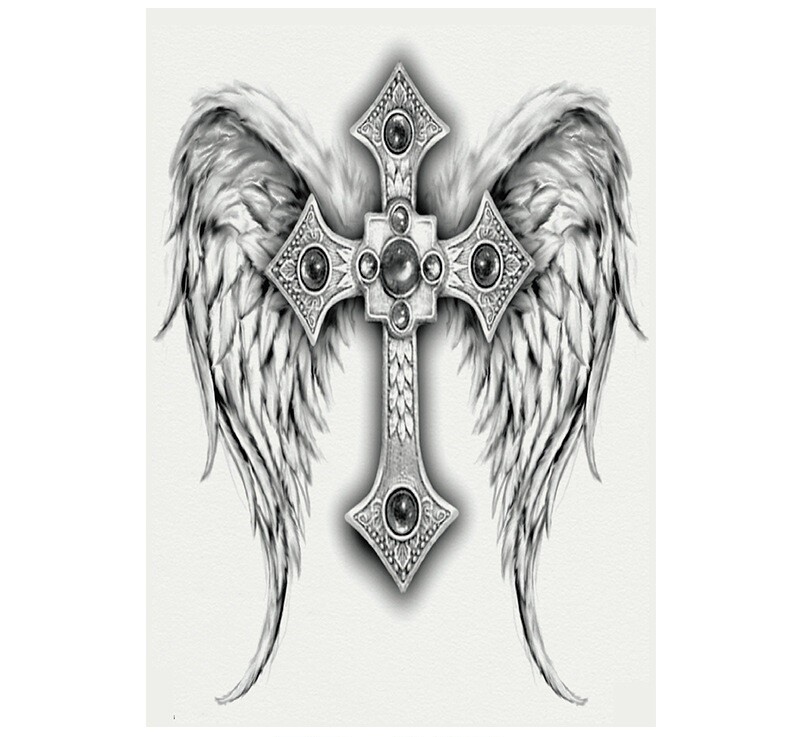 Full Back Temporary Tattoo Large Body Art Waterproof Sticker Fast Ship From USA