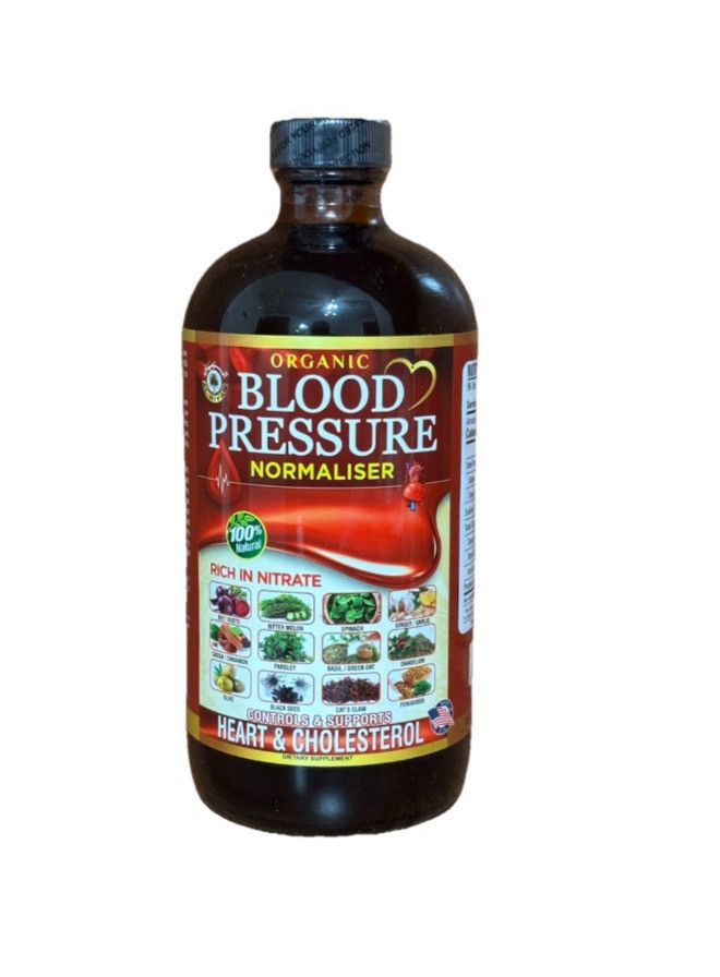 Organic Blood Pressure Normaliser By Al-Riyan, Heart & Cholesterol health – 16oz