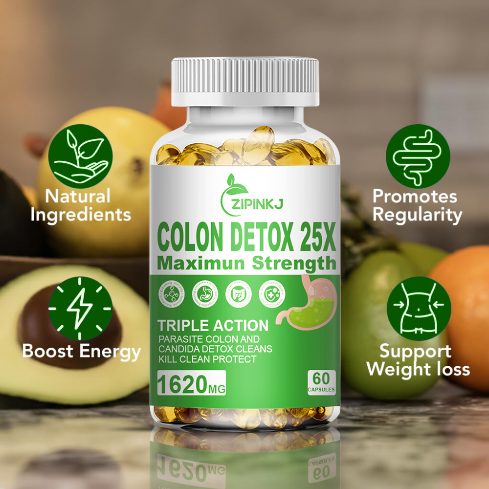 Parasite Cleanse DETOX Liver Colon Yeast Killer Pills All Natural detox candida