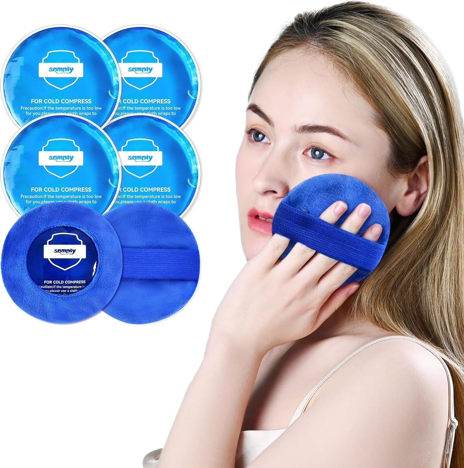 Small Gel Ice Packs for Boo Boos, Cold Packs for Injuries Reusable Pain Relief