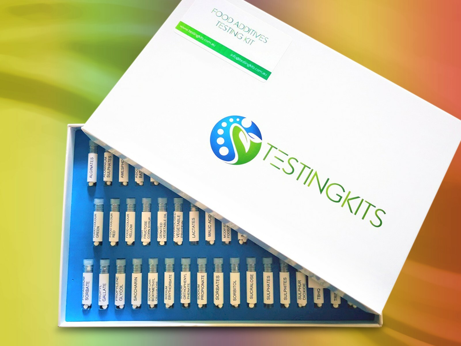 Food Additives Test Kit – Applied Kinesiology – Bioresonance vials – 50 vials