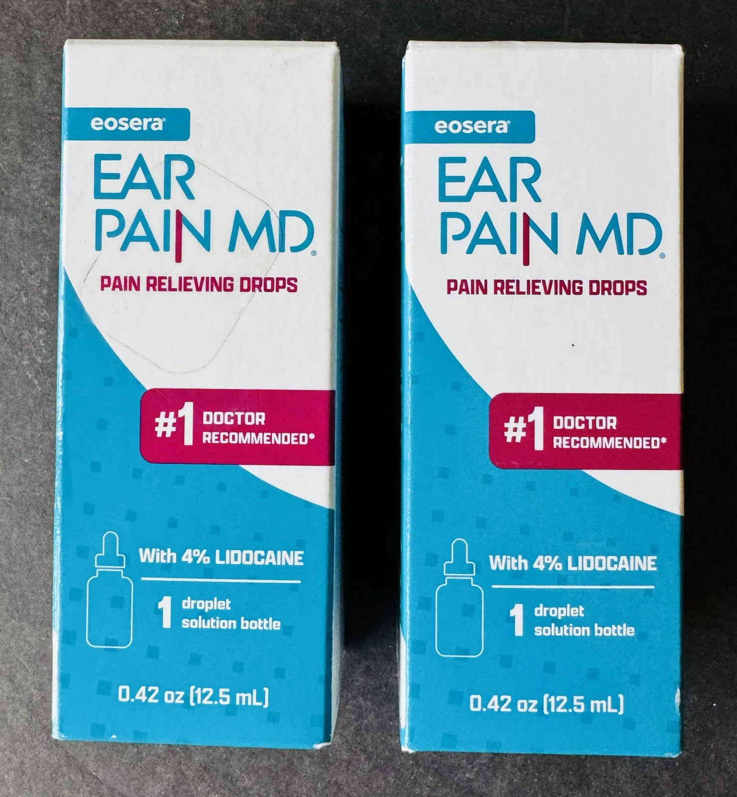 2x EOSERA Ear Pain MD Pain Relieving Drops 12.5ml (EXP 08-2026+) FREE SHIP