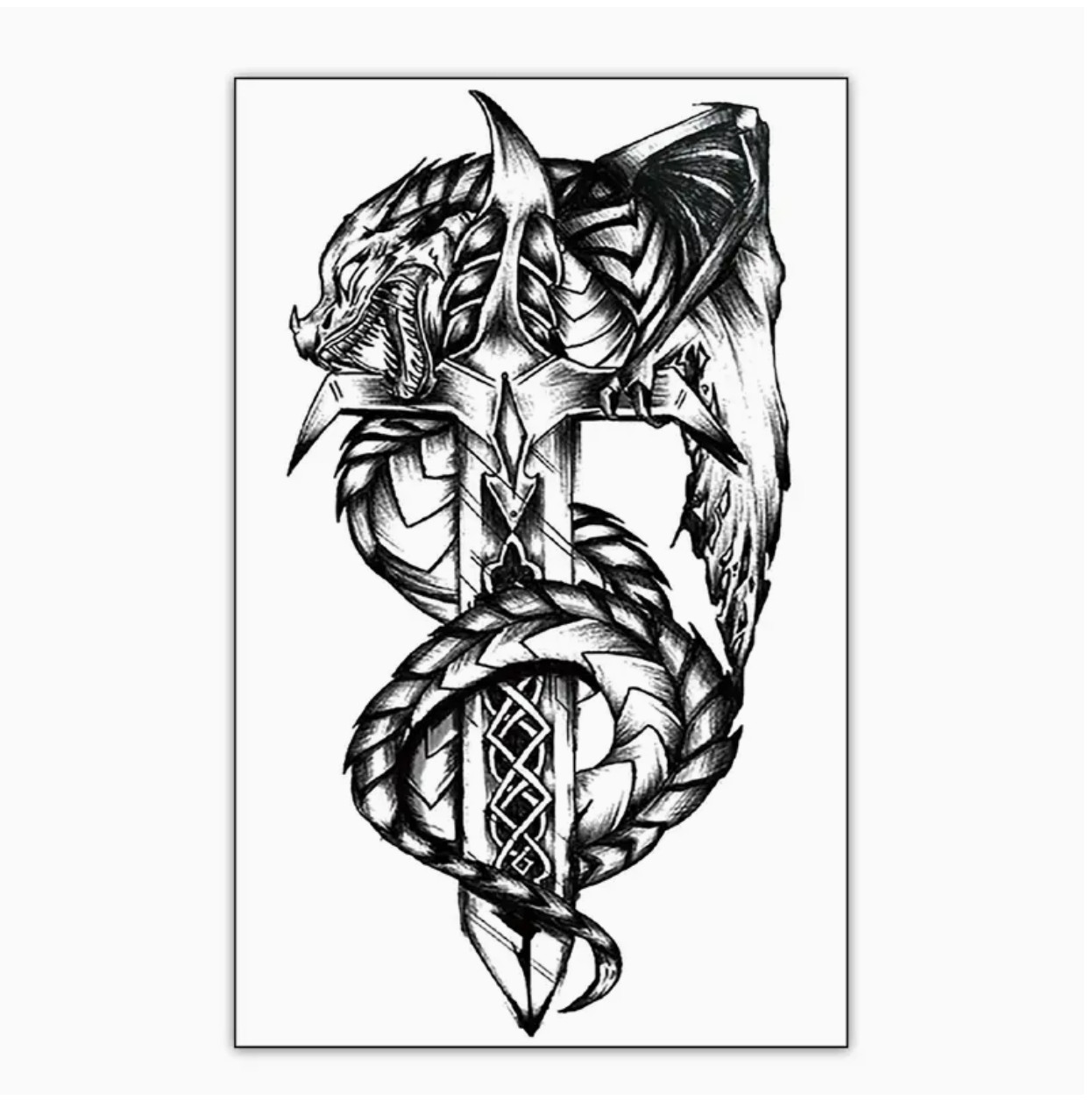 Temporary Tattoos Waterproof 4 pieces