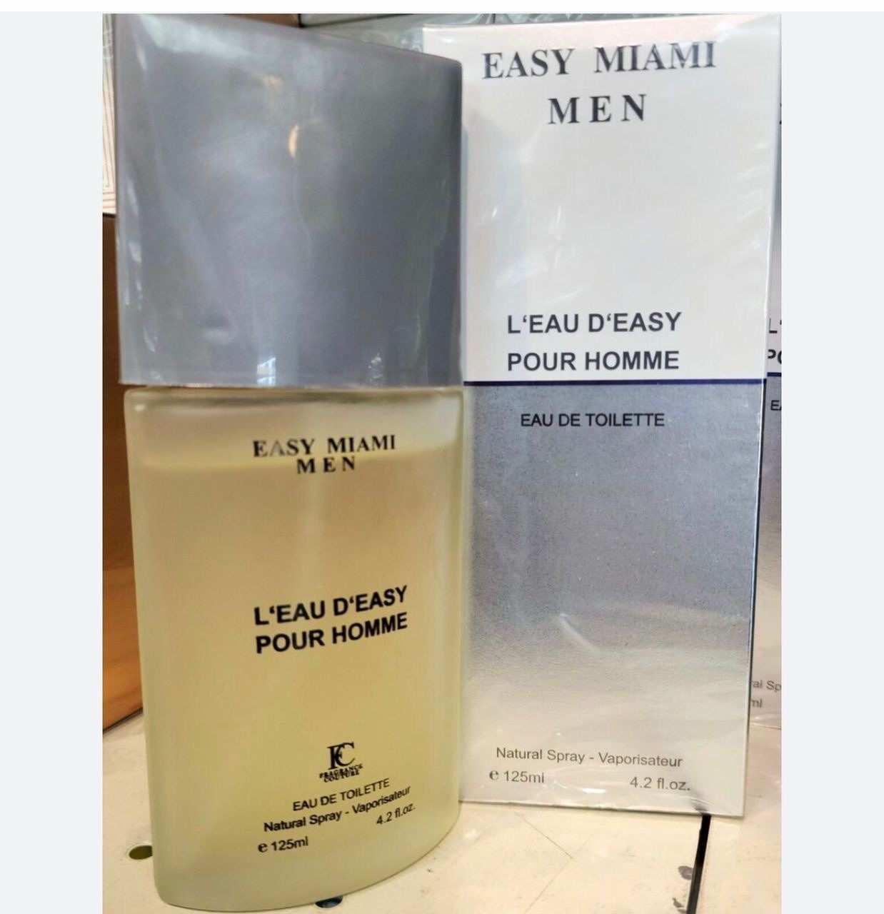 Easy Miami L’eau d’Easy Pour Homme Eau de Toilette Spray 4.2 fl oz