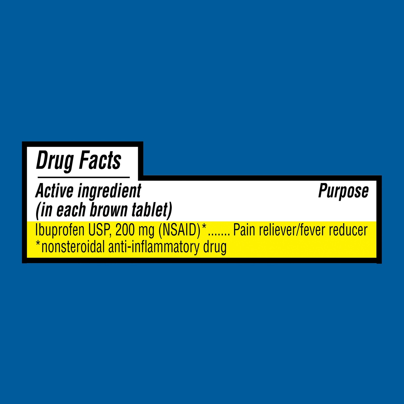 Ibuprofen USP 200 Mg Ibuprofen Tablets for Pain, 100 Coated Tablets