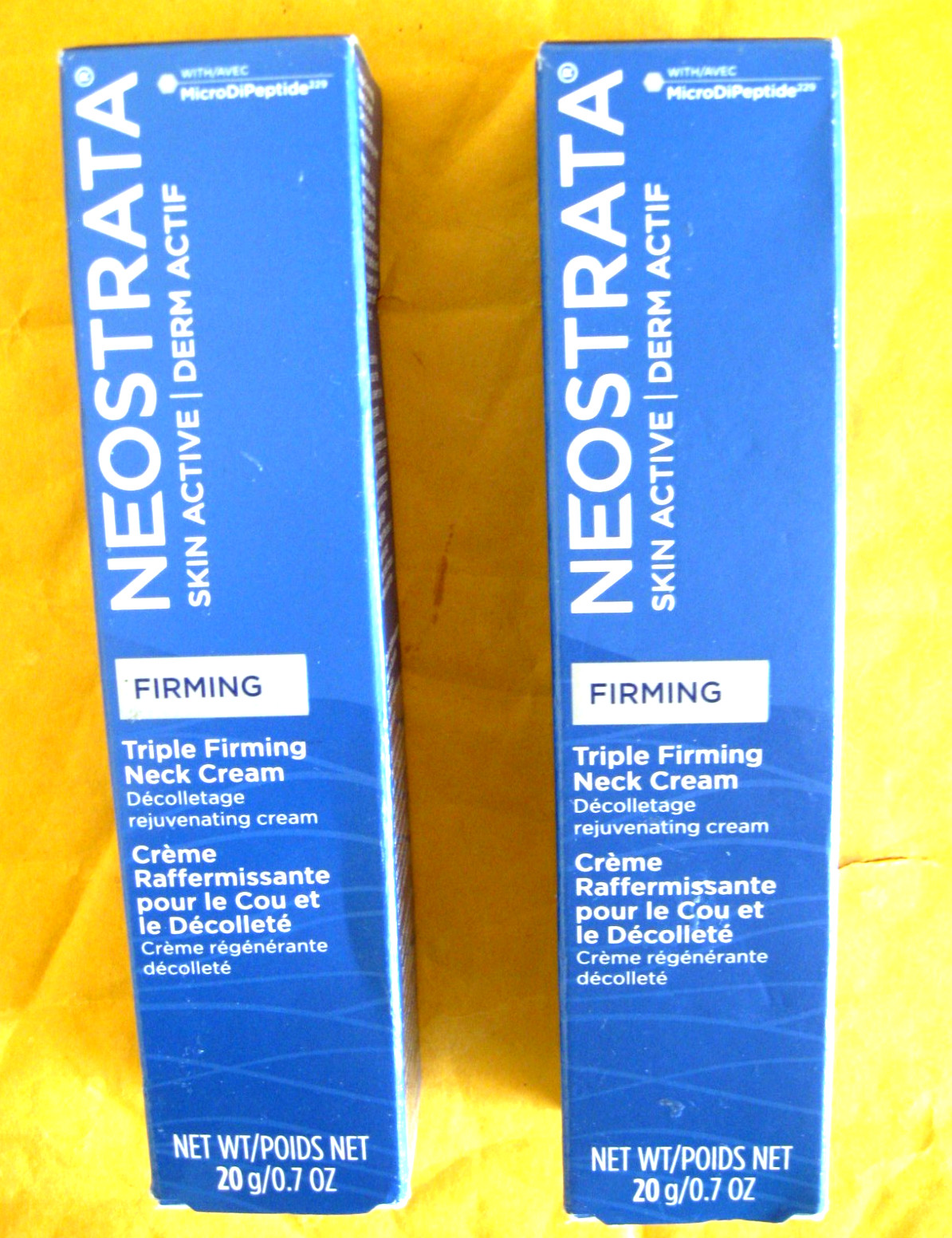 Neostrata Skin Active Triple Firming Neck Cream 40g (2 x 20g) NEW in BOX