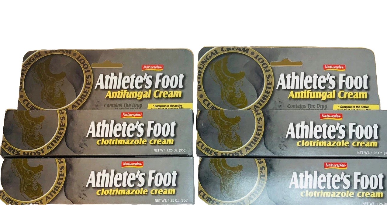 4 ( 1% Natureplex Antifungal Athlete’s Foot Cream w/Aloe 1.25oz