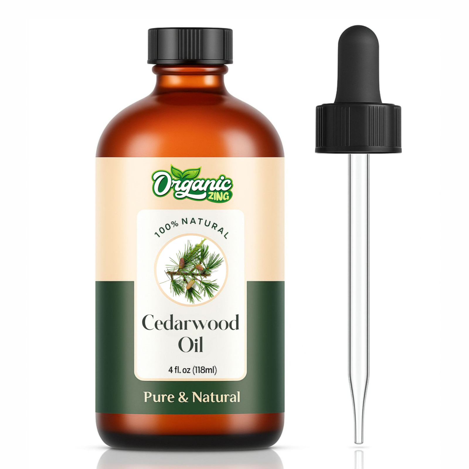 Cedarwood Essential Oil 100% Pure Steam Distilled for Aromatherapy & DIY.