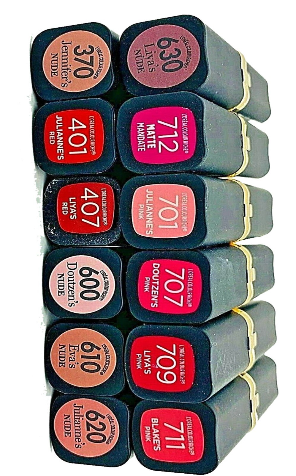 LOT OF 2 – L’Oreal Colour Riche Collection Exclusive Lipstick