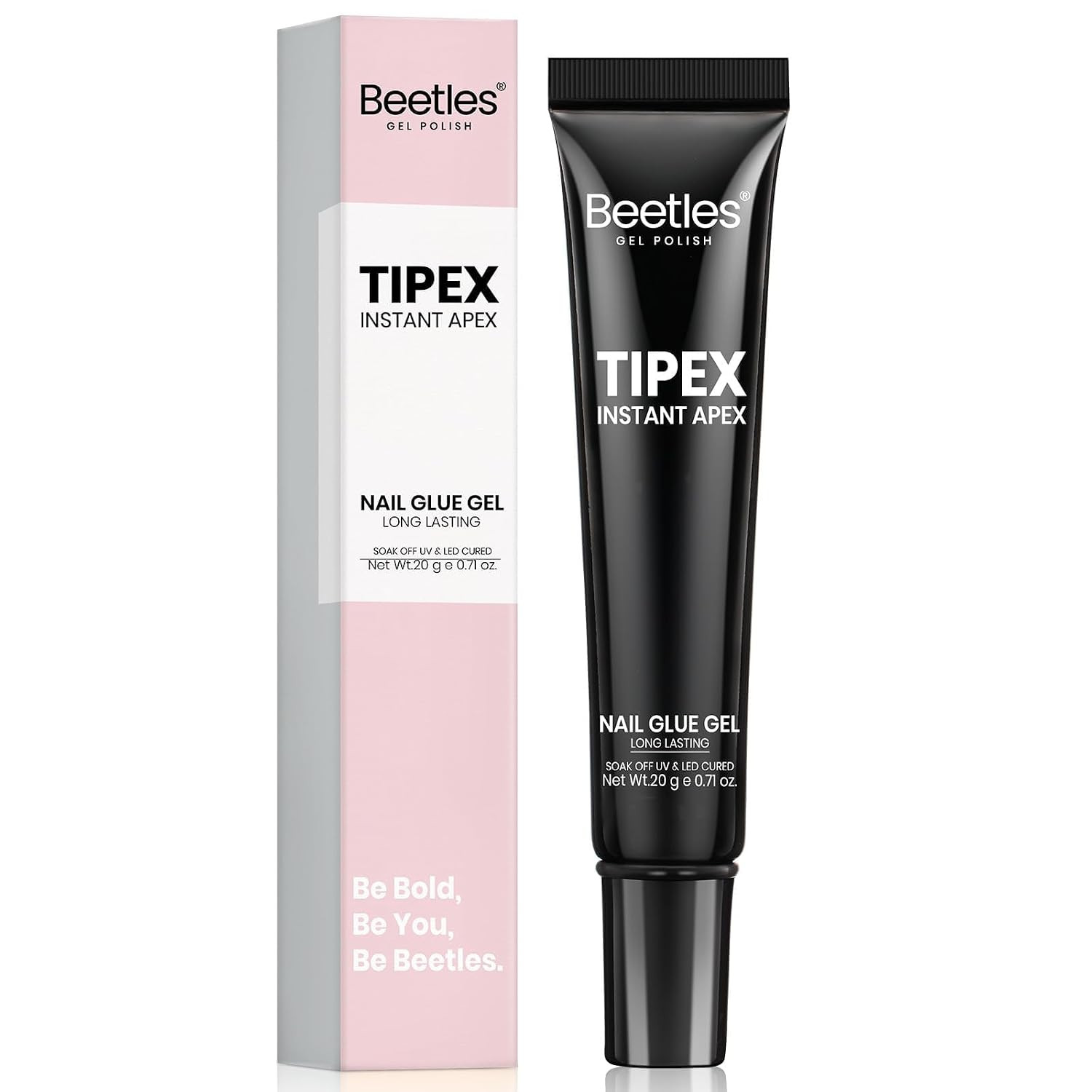 Beetles 30G Solid Nail Glue Gel, Hema-Free & TPO Free | Super Strong for Nail Ti