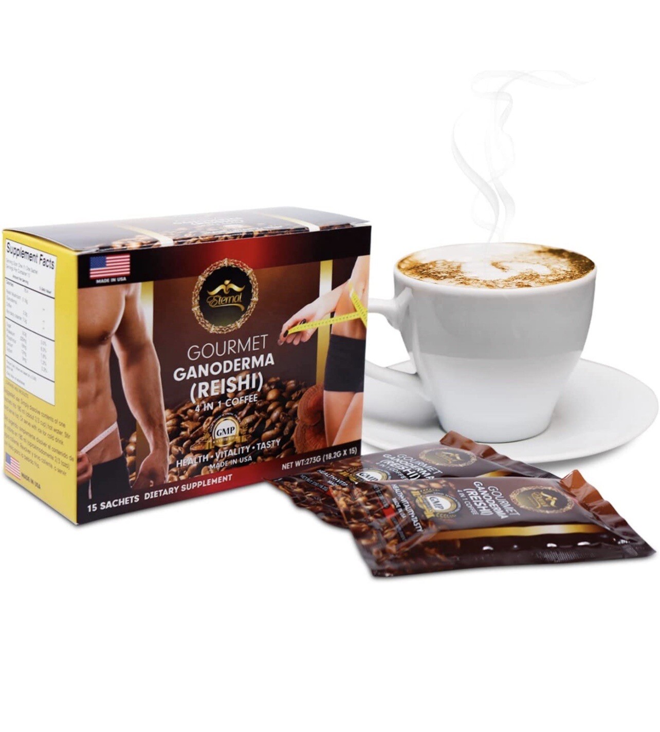 Eternal Spirit Beauty Cafe con Ganoderma Reishi 4 En 1 Asian