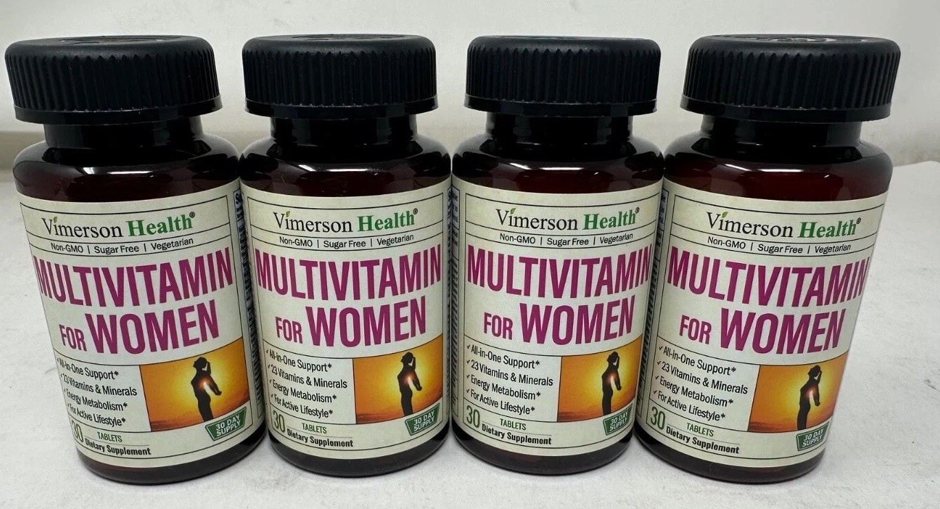 Vimerson Health Multivitamin For Women Dietary Supplement 120 Tablets 30/Bottle