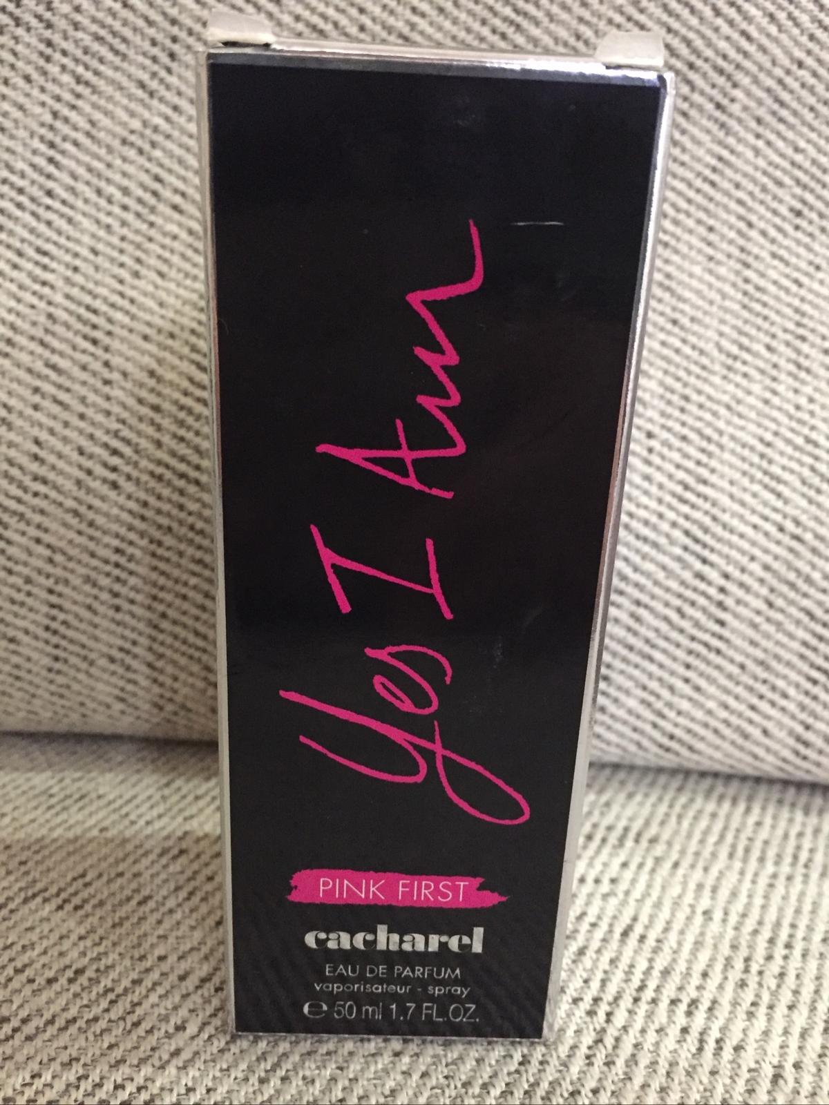 Women YES I AM PINK FIRST by Cacharel 1.7 oz EDP Spray New Open Box