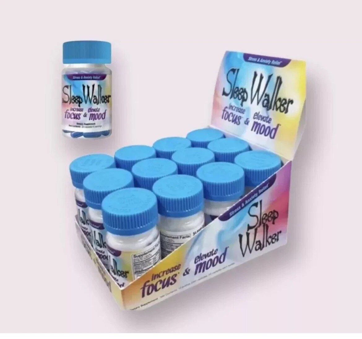 Sleepwalker 20ct Caps Focus Increase Mood Enhancer