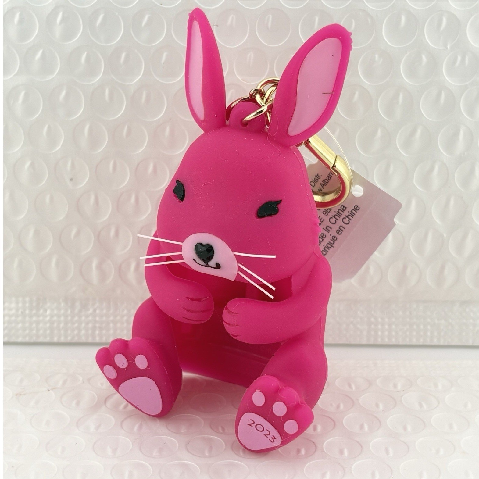 Bath & Body Works Lunar New Year 2023 Pink Bunny Pocketbac Hand Sanitizer Holder