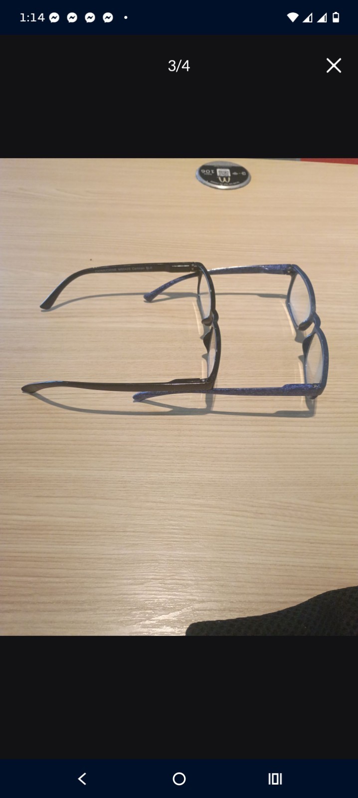 Foster Grant Rectangular Full Rim Black Plastic Eyeglass Frames,Unisex Adults
