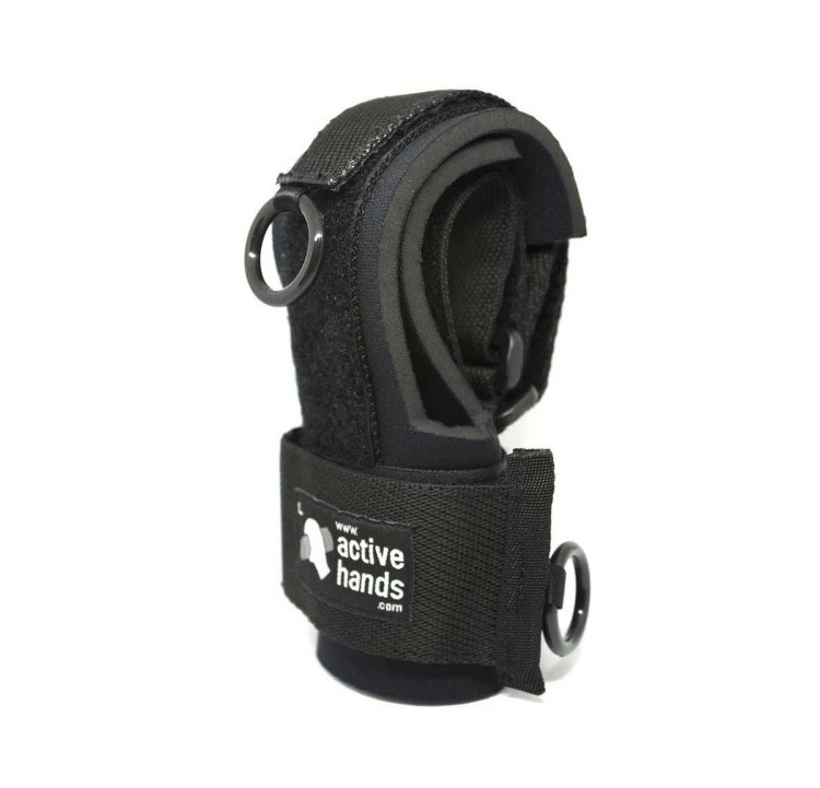 Active Hands Limb Difference Gripping Aid | Standard Size For Left Hand | Black