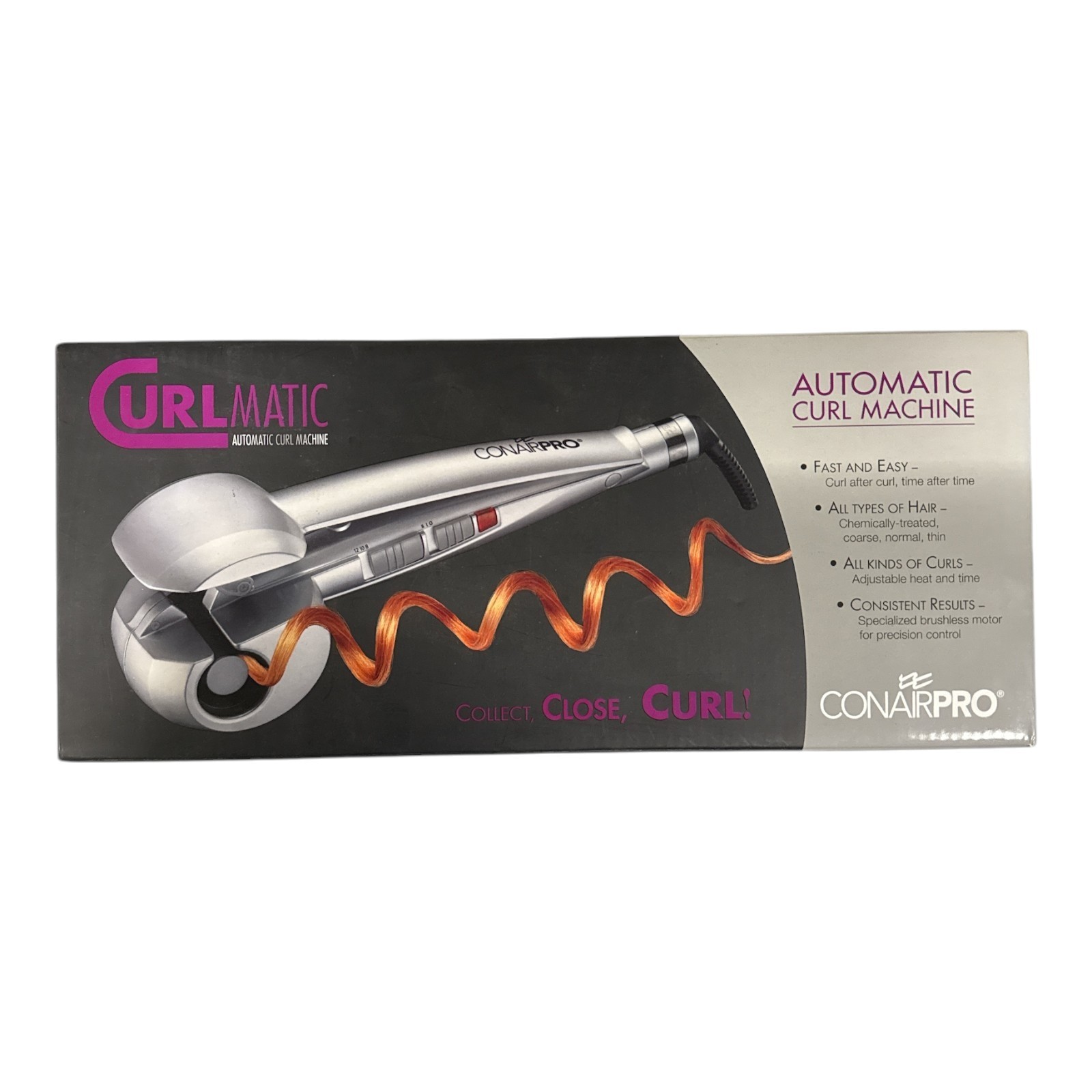 Conair PRO Curlmatic Automatic Curl Machine, (430F), As Seen In Pics