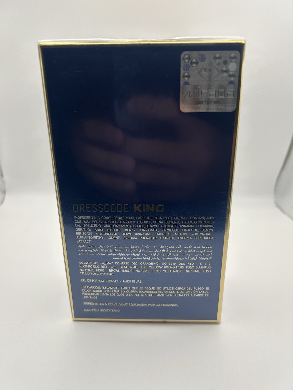 Mirada Dresscode King K Eau de Parfum Spray, 2.8 fl oz Regular Size