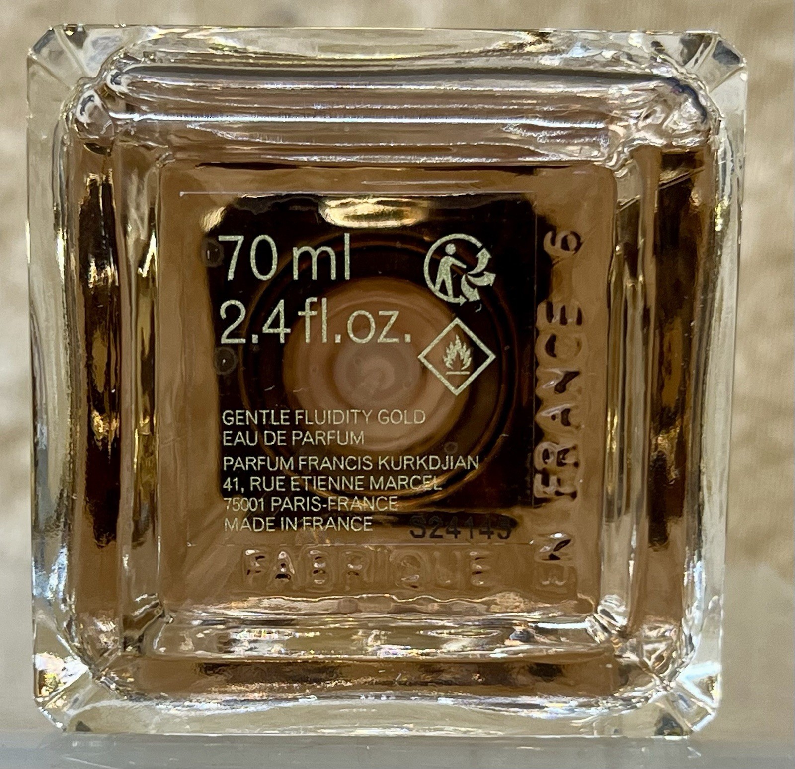 Gentle Fluidity Gold Francis Kurkdjan Eau De Parfum 2.4 Fl. Oz./70Ml