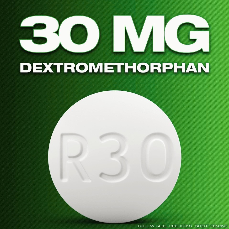 3 PACK Cough Suppressant 100 Tablets 30mg Dextromethorphan
