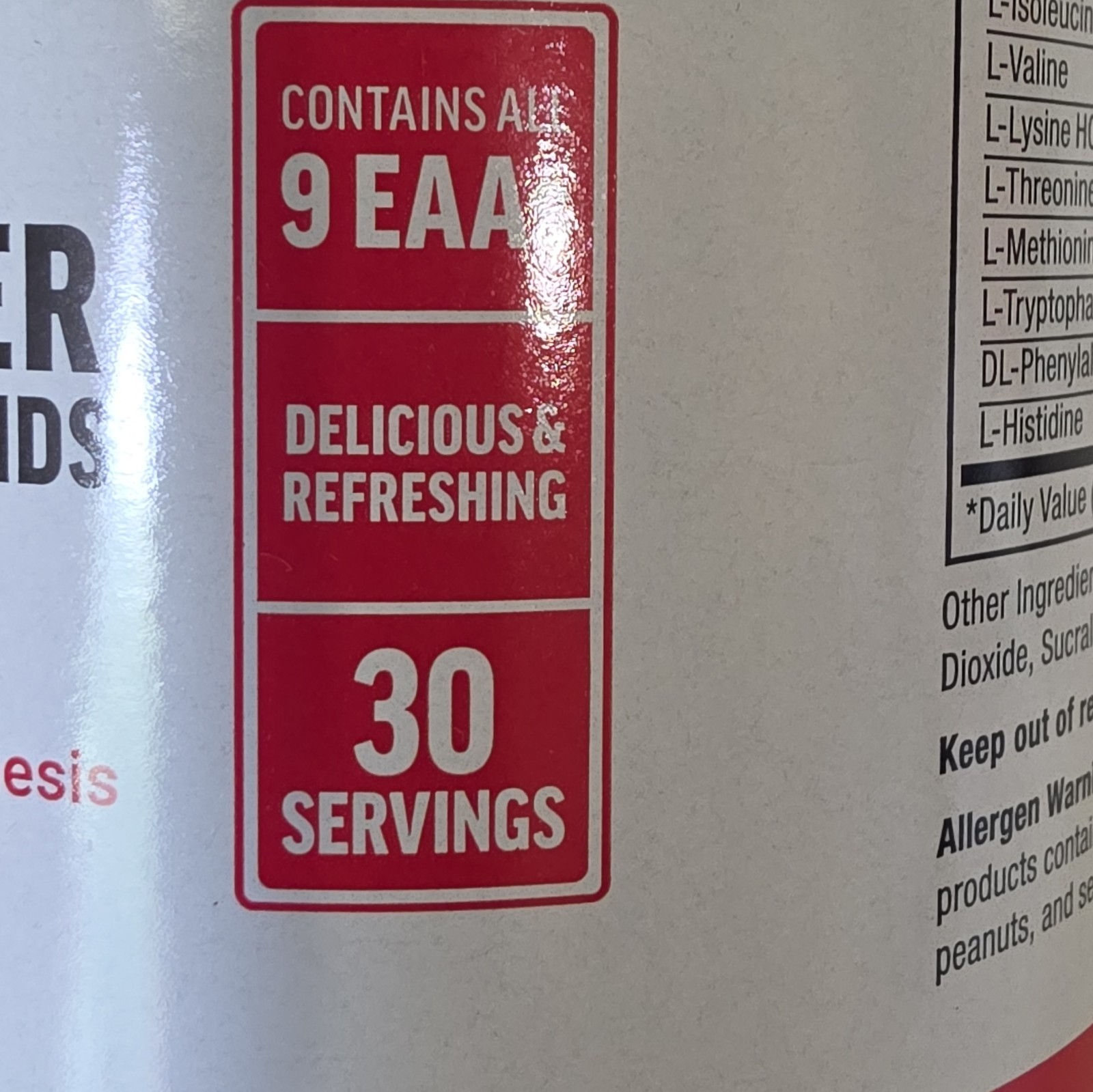 Force Factor EAA Essential Amino Acid Powder Orange Mango 10.4 oz 30 Servings
