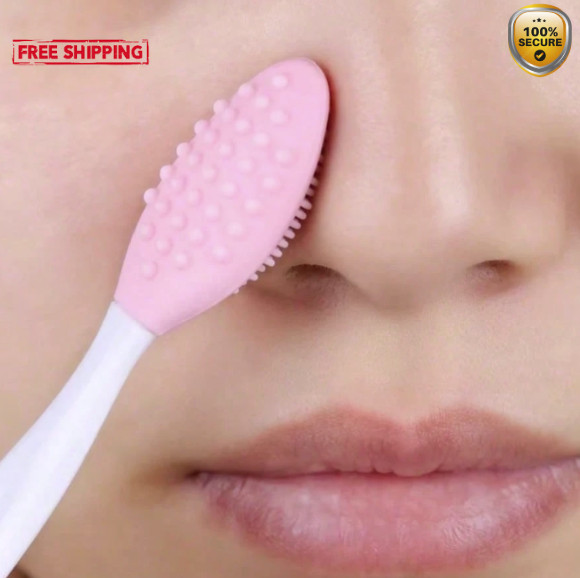 1pcs Silicone Face Wash Brush Head – Deep Exfoliation & Blackhead Removal – NEW