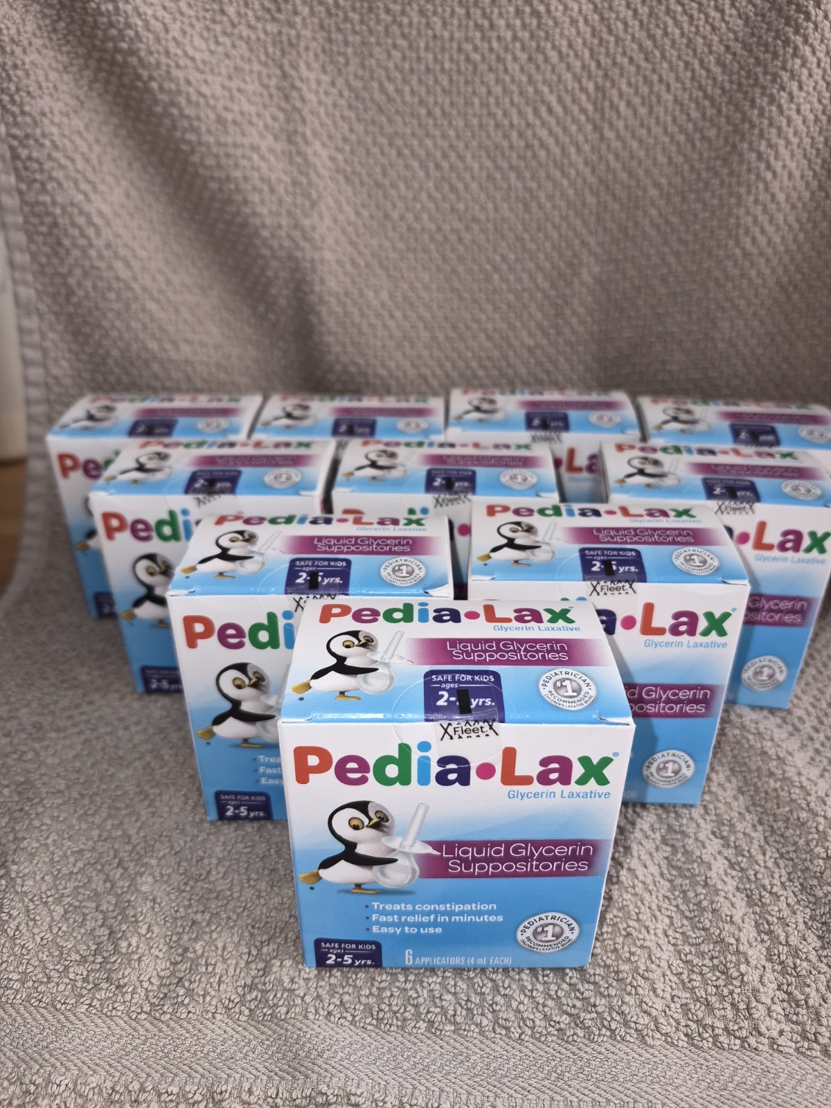 Pedia-Lax Glycerin Liquid Suppositories Laxative 2-5 Years, 6 Applicators 4mL