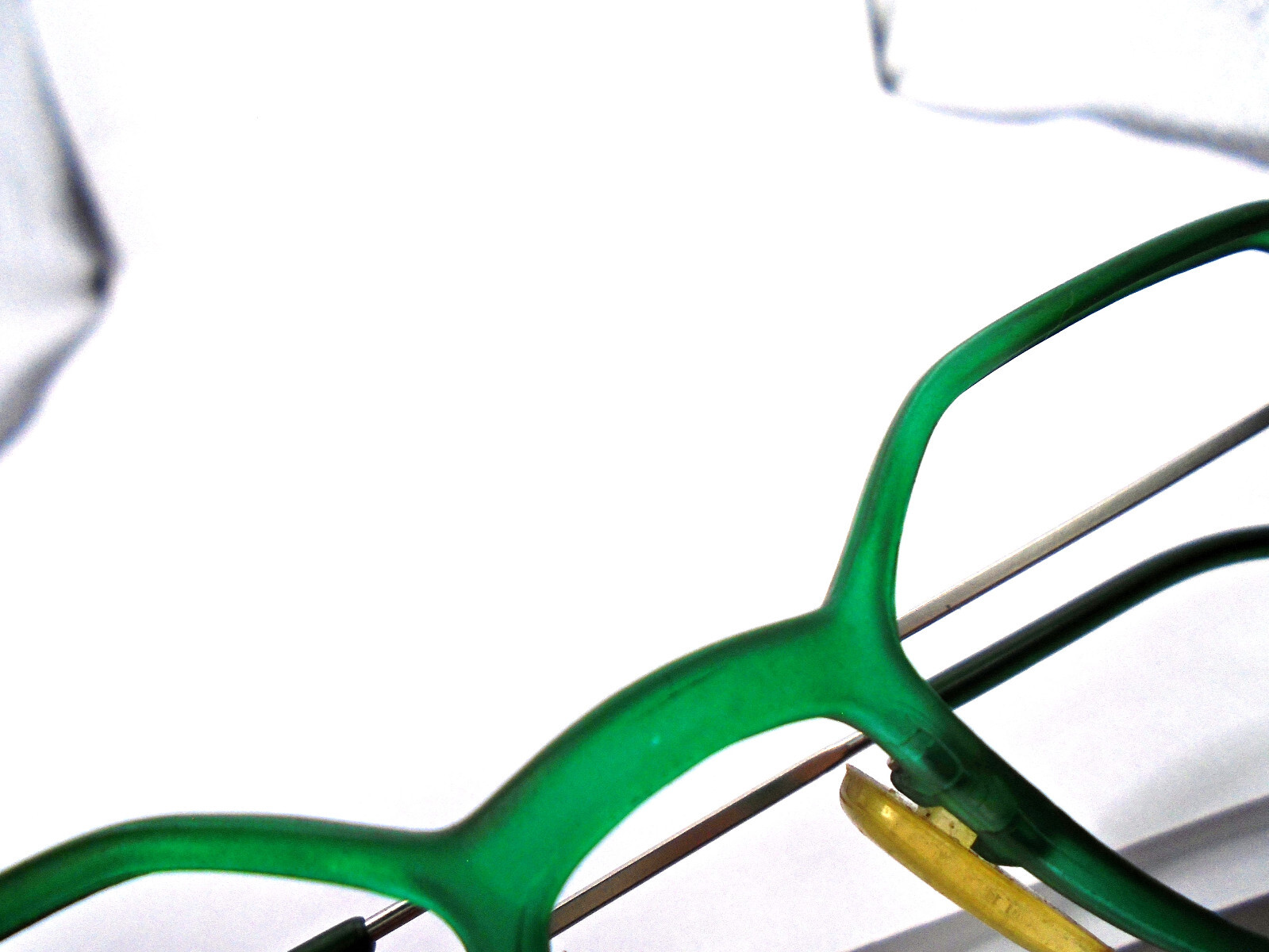 ADEA 76/gr Green Eyeglasses Frames Made in Taiwan