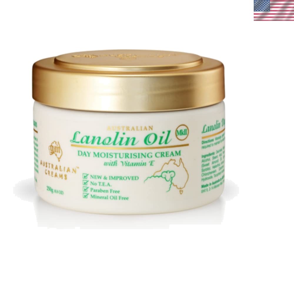 Hydrating 250g Lanolin Day Cream – Natural Skincare Solution for Irritated Skin