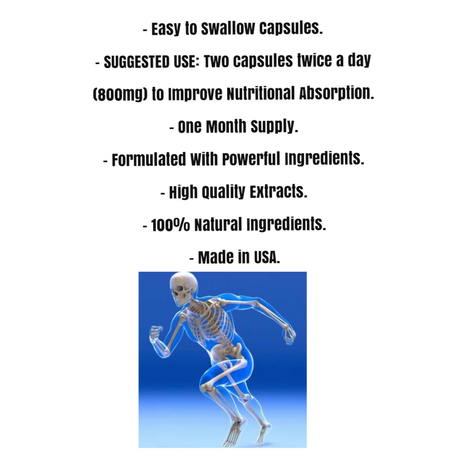 ARTHRITIS CONTROL, Osteoarthritis Support, Pain Ease, Natural Anti-Inflammatory.