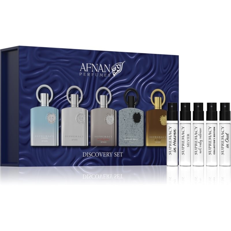 Afnan Supremacy Homme Discovery Set 5 Pcs Eau De Parfum 0.068 Oz Each For Men