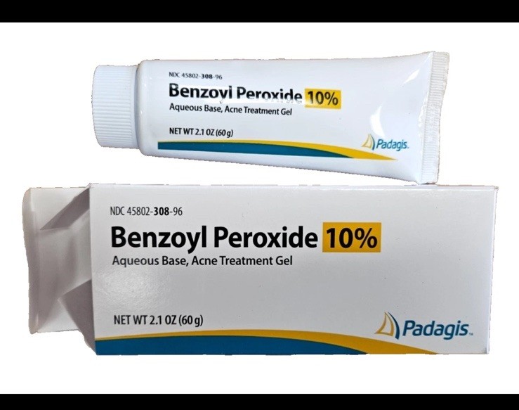 Benzoyl Peroxide 10% Acne GEL 2.1oz ( 60 gm ) PADAGIS —