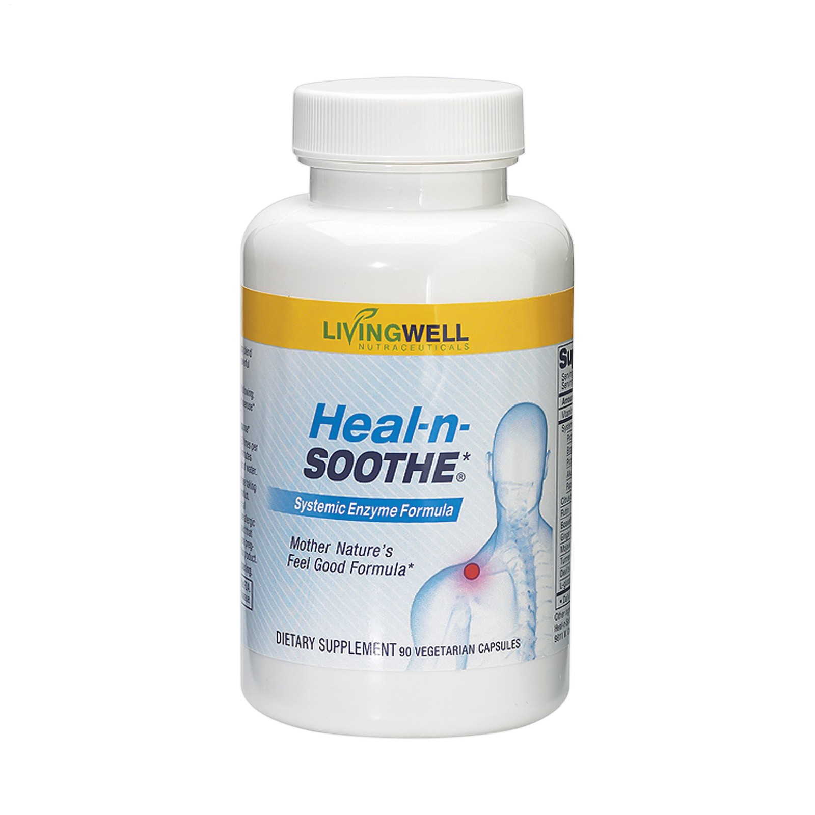 HEAL-N-SOOTHE Supplement Proteolytic Anti-Inflammatory 90 Enzyme, Count