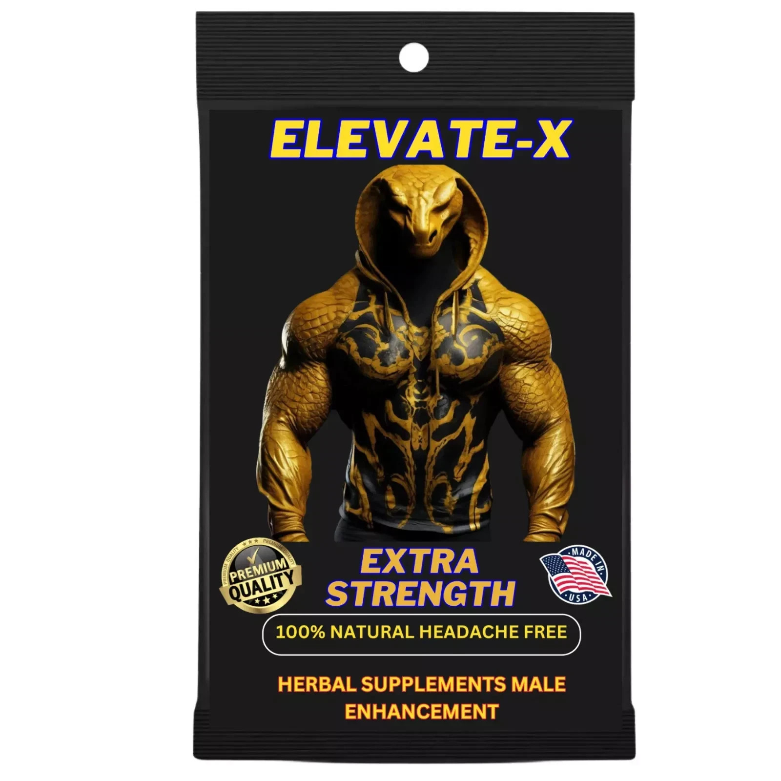 ELEVATE X – 72 Hour Natural Peak Male Enhancement Supplement (10 Pills)