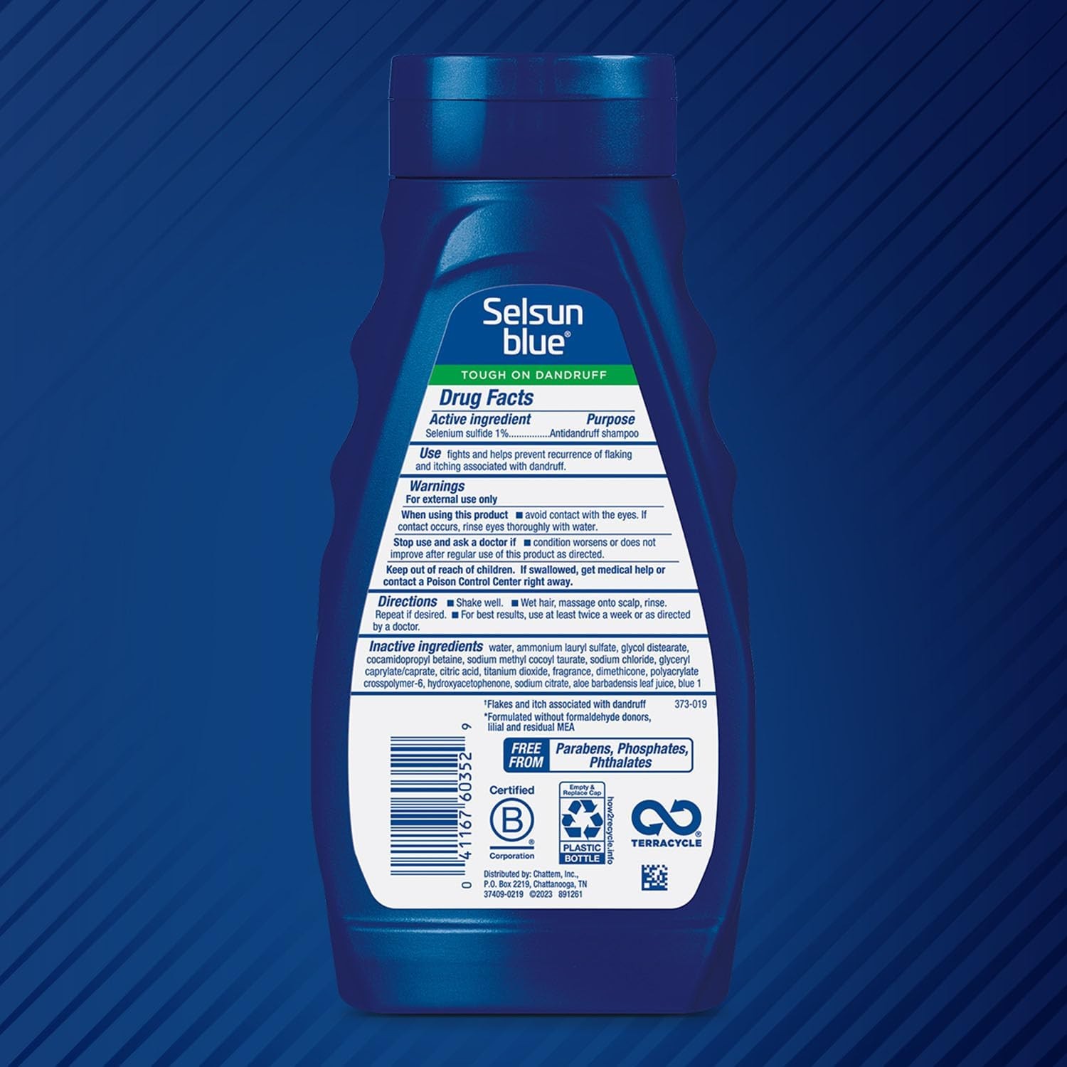 Selsun Blue Moisturizing Antidandruff Shampoo, Maximum 11 Fl Oz (Pack of 1)