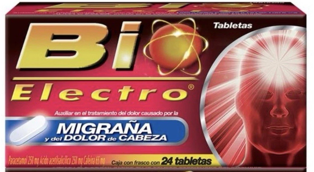 BioElectro 250 mg Acetaminophen Pain Relief 24 Tablets Exp 2027