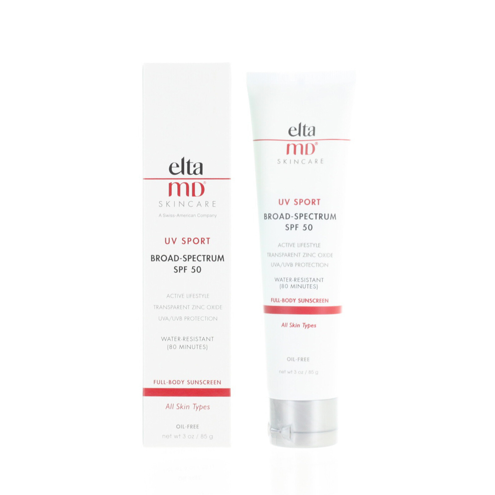 Elta MD UV SPORT Broad Spectrum SPF 50 85g 3oz EXP 4/2027 NEW FAST SHIP
