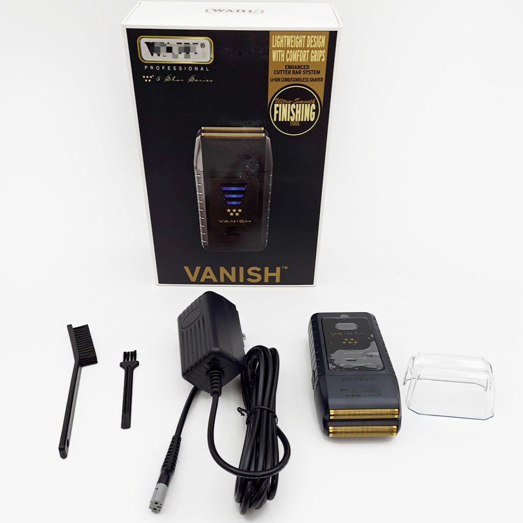 Wahl 5 Star Vanish Double Foil Shaver 8173-700 Corded/Cordless Pro Barber