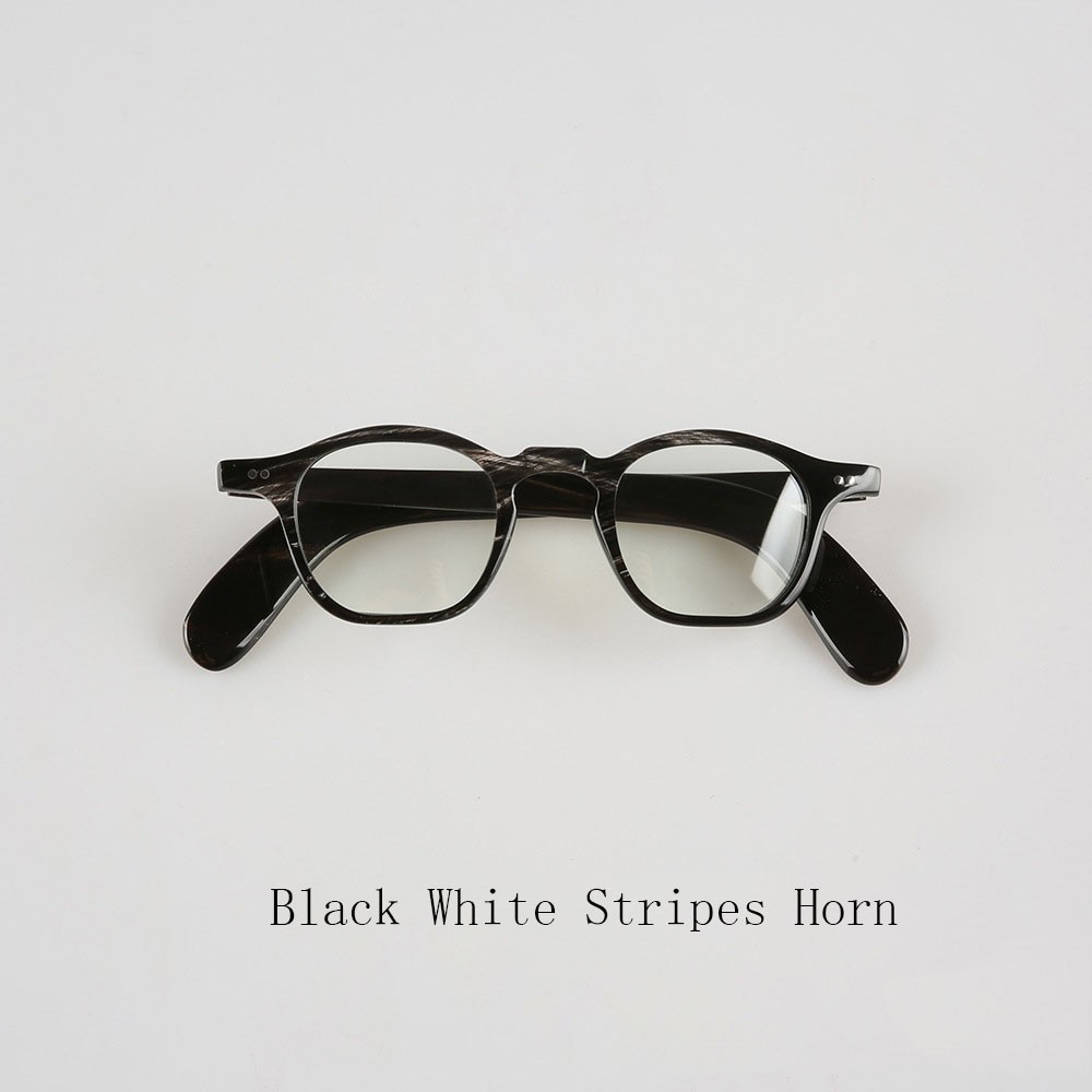 Men Eyewear Vintage Square Unqiue Handmade Horn Reading Glasses Eyeglass Frames