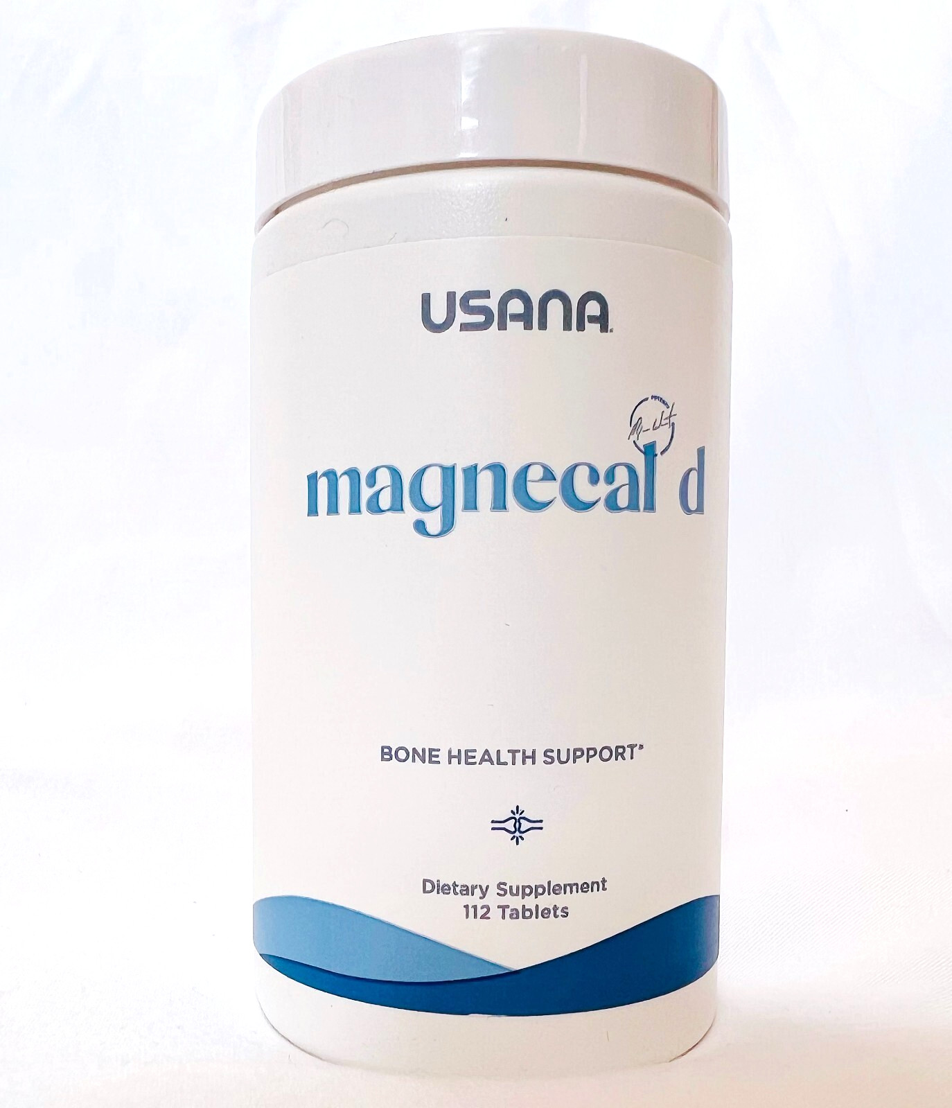 USANA MagneCal D balanced magnesium and calcium supplement fortified 01/2027