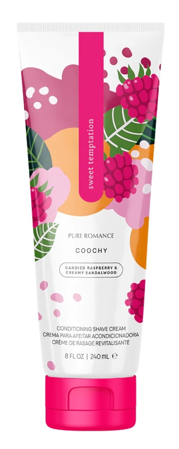 Pure Romance- Coochy- Conditioning Shaving Cream- Sweet Temptation- new, sealed!
