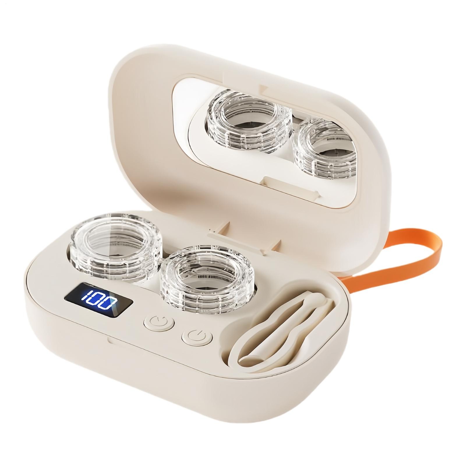 Portable Ultrasonic Contact Lens Cleaner With USB Charger – Fit Disposable Softt