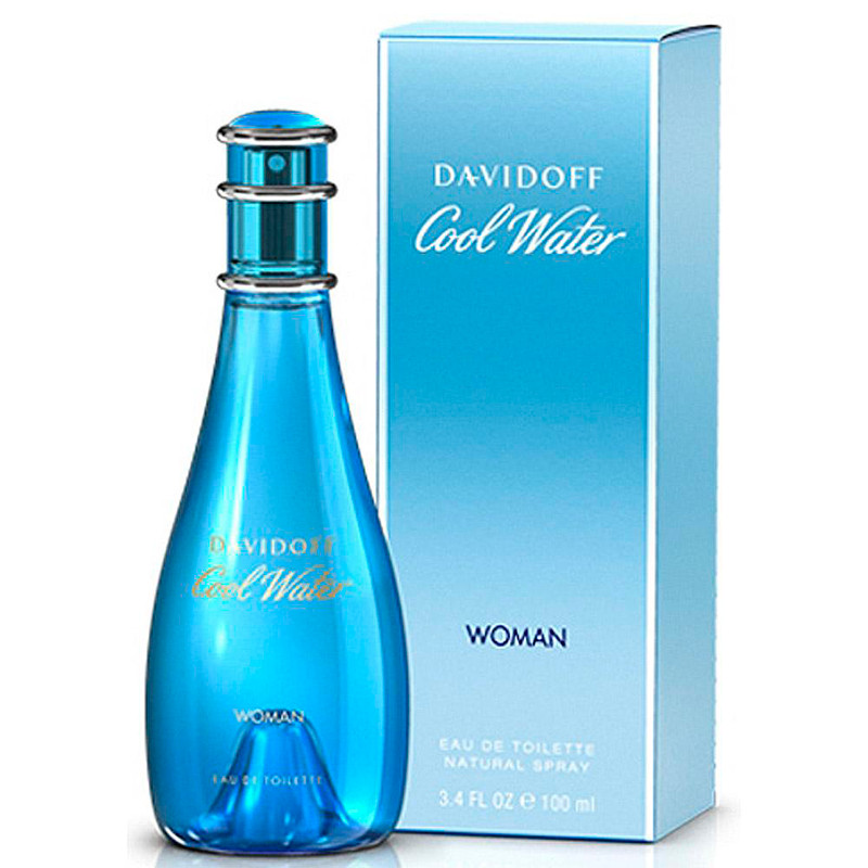 Davidoff Cool Water Woman Eau De Toilette EDT Natural Spray 100ml 3.4 FL OZ NIB